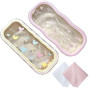Nievajio Lot de 2 étuis à lunettes pour femmes et filles – En forme de papillon rose avec nœud, rangement compact pour lunettes,