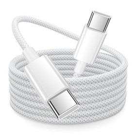 Câble USB C Charge Rapide pour iPhone Air 15 16 17 Pro Max/Plus/15/16,iPad Pro/Air, 3M Câble USB C vers USB C 60W iPhone 15 16 C