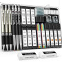 Four Candies Criterium Dessin, Esquisse Crayon Mécanique Porte Mines en Métal 0,5. 0,7. 0,9 . 2 mm (Coloré HB 2H 2B 4B) Jeu de 2