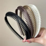 VelvetGlow Bandeaux avec dents pour femmes antidérapants, serre-tête en plastique avec dents, serre-tête pour cheveux féminins,