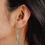 Beaupretty Boucles D'Oreilles Pendantes Plumes Pour Femmes Boucles D'Oreilles Punk Et Cartilage Accessoire Léger Pour Quotidien