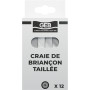 GEB Craies de Briançon. Marquage rapide et efficace sur de nombreux supports (mortier, carton, tôles...)