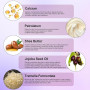 4Pcs Calcium Volume Multi Balm Calcium Multi Balm Stick Collagene Coreen Stick Collagene Coreen Hydrate Anti-Rides Raffermit la