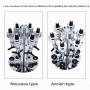 Estink Support Mural Rotatif pour 6 Bouteilles, Distributeur Optique pour Boissons, Vin, Bar en Acier, Majordome