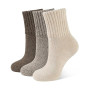 CLOSEMATE 3 Paires Chaussettes Chaudes Femme 35-38 39-42 Hiver en Coton | Anti-froid,Tissu évacuant l'humidité, Talons et orteil