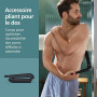 Philips Bodygroom série 7000 - Tondeuse pour hommes, tête flexible 2D Triple protection, têtes interchangeables, taille et rasag