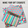 Papier Cadeau Set avec Ruban et Étiquette,Ecologique Papier Cadeaux Anniversaire Feuille,Papier emballage Cadeau,Papier Annivers