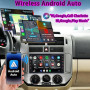 pour Volkswagen Polo, Passat, Golf 4, Jetta MK3/MK4. Autoradio écran 7 Pouces, CarPlay & Android Auto sans Fil, Bluetooth, FM, U