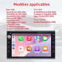 pour Volkswagen Polo, Passat, Golf 4, Jetta MK3/MK4. Autoradio écran 7 Pouces, CarPlay & Android Auto sans Fil, Bluetooth, FM, U