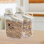 Geyecete Boite Croquette Chat,Conteneur de Nourriture pour Animaux,Hermétique 2.8 L,Récipient Alimentaire avec Tasse à Mesurer,P