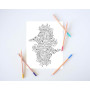 Coloriage Adulte: Coloriage par numéros - mandalas et motifs
