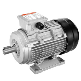 VEVOR Moteur électrique 2,2 kW moteur de compresseur d'air triphasé, 2890 tr/min, CA 400 V 50 Hz, 4,7 A, cadre 90L, B3, arbre à