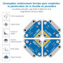 LUNEKUCK 2PCS Aimant Soudure avec Force de Maintien 13kg/28LB Equerre de Soudage pour Angle de Positionneur Magnétique 45 ° 90 °