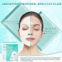 Pack de 5 Masques Collagene Visage, Masque Visage Hydrogel,Nourrissants Masque Collagène Visages, Hydratation, Resserre les pore