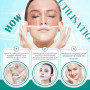 Pack de 5 Masques Collagene Visage, Masque Visage Hydrogel,Nourrissants Masque Collagène Visages, Hydratation, Resserre les pore
