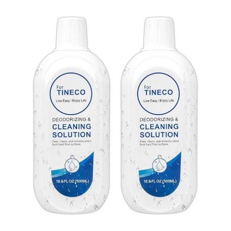 (2 Flacons) Solution de Nettoyage pour Sols Compatible avec Tineco, Nettoyant Professionnel pour Sols Adapté à Tous les Aspirate