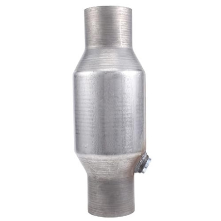 Juwacoo 2,5 Catalyseur catalytique universel, nettoyant pour catalyseur en acier inoxydable, catalyseurs de voiture avec connexi