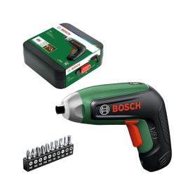 Bosch IXO 8 Visseuse sans fil (incl. jeu de 10 embouts et batterie 4V, en boîte de rangement)