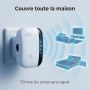 WiFi Repeater,300Mbps 2.4 GHz WiFi Extender,Installation Rapide | Port Ethernet Gigabit,Couvre jusqu'à 300m² et 45appareils，Port