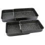 ALLUFLON Tradizione Italia Lasagnera, Alluminio, Nero, 31x23 cm