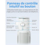 Feiyutech VB4 Kit Stabilisateur Smartphone avec Suivi 3 Axes,Traceur Magnétique AI 2-en-1&Lumière de Remplissage ACC.,Tige d'ext