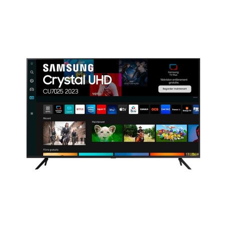 Samsung TV Crystal UHD 4K 2023 43CU7025 Smart TV de 43" avec PurColor, Processeur Crystal UHD, SmartThings, Contrast Enhancer av