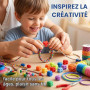 XENQITO 20 Pièces Stop Cordon, Cœur Bouchon de Cordon, Bloqueur De Cordon, Nylon Plastique Double Trou Bloque Lacet, pour Sac à