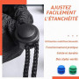 XENQITO Lot de 20 Bouchons de Cordon avec 2 Trous, Bouchon de Cordon, Bloqueur de Cordon 2 Trous pour Cordons Jusqu'à Ø 5 mm, Se