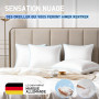 Oreiller 60x60 Plumes et Duvet Luxe Confort Coussin de Sommeil Certifié RDS | CloudÉtoile Oreiller 60x60 cm en Plumes Qualité Hô