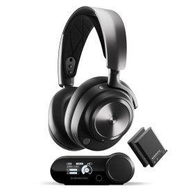 SteelSeries Casque gaming multi-système Arctis Nova Pro Wireless - Haut-parleurs magnétiques en néodyme - Réduction de bruit act