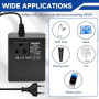 200W Convertisseur de Tension 220 V à 110V Transformateur de puissance EU vers US Adaptateur Prise de Voyage Pour Japon, USA, Ca