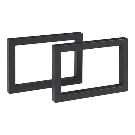 [en.casa] Ensemble de 2 Pieds de Table pour Tables Basses Bancs DIY Set de 2 Supports Stables pour Bricolage de Meubles Design U
