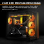 be quiet! Light Loop IO LCD 360mm Black Système De Refroidissement Liquide | 3 Ventilateurs Light Wings LX PWM High-Speed ARGB, 