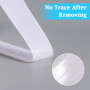 Vinabo Scratch Autocollant Double Face 5 m x 20 mm, Blanc, Hook Loop | Ruban Adhésif Puissant à Crochets et Boucles pour Couture