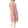 amropi Femme Chemise de Nuit Comfy Pyjama Manche Courte Robe de Nuit Été Casual Chambre à Coucher