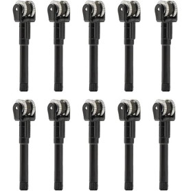 JT2D Lot de 10 Roues à Silex de Rechange, mécanisme d'allumage, composant d'allumage Compatible avec Les briquets Clipper