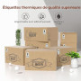 MUNBYN Étiquettes Thermiques Rectangle Blanc, Etiquette Autocollante 2.25"x1.25" pouces, Étiquettes D'adresse Etiquettes Shippin