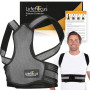 LyfeFocus S1 Correcteur de posture dorsale haute qualité – Soutien, orthèse dorsale et redresseur de dos - Correction efficace d