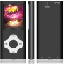 32Go Portable Lecteur Musical MP3 Sport sans Perte HiFi, Radio FM, Enregistreur Vocal, Vidéo, E-Book, pour Courir, 18 Heures de 