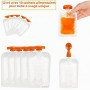 PandaEar Station de Remplissage pour Purées Bébé, Machine de Remplissage de Pochettes Alimentaires avec 10 Pochettes, Station de