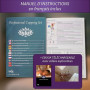 Uplife Kit de 24 Ventouses Thérapeutiques -Instructions en Français- Ventouse Massage Kiné Anti Cellulite Soulage Douleurs Fatig