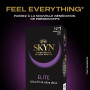 SKYN Elite: Lot de 10 Préservatifs Ultra-fins et Doux de taille Régulière | Sans latex Skynfeel pour Homme, Forme Droite et Liss