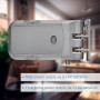 Nivian Verrou invisible intelligent, Serrure électronique WiFi avec application mobile et télécommandes, double moteur anti-vand