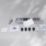 Nivian Verrou invisible intelligent, Serrure électronique WiFi avec application mobile et télécommandes, double moteur anti-vand