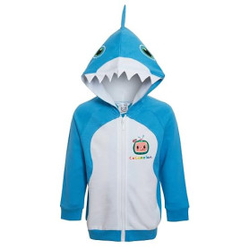 CoComelon Hoodie Baby Shark Hooded Jacket Boys Nouveauté Dress Up Zip Hoody Infants Jumper 3D Coat