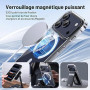 Supdeal Coque Transparente Magnétique pour iPhone 17 Pro, Compatible avec MagSafe, Étui Housse de Protection Antidérapant et Ant