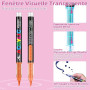 VAKKI 72 Couleurs Feutre Acrylique, Stylos Acryliques Liquide Direct Acrylic Paint Marker Marqueur Acrylique, Feutres Acrylique