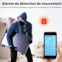 4K Horloge Camera Espion sans Fil WiFi caméra de surveillance - Black | 4K,angle large 170°,Wi-Fi 2,4 et 5G,vision nocturne,déte