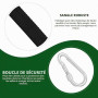 Tenbrachian 4 Set di Sangle Hamac, 50 cm x 25 mm Sangles de Suspension pour Balançoire Arbre, Hamac Sangles Fixation de Balançoi