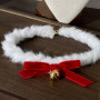 GLMOCM Collier ras du cou en velours noir avec nœud rouge – Collier gothique noir pour femme
